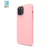 Riff Plāns &amp; Mīksts silikona aizmugures maks ar mīkstu iekšpusi priekš Apple iPhone 13 Pro Light Rose