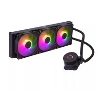 Ūdens dzesēšanas komplekts Cooler Master MasterLiquid 360L Core ARGB 12 cm Melns