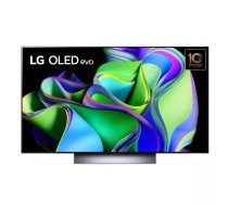 LG OLED evo OLED48C32LA.AEU televizors 121,9 cm (48") 4K Ultra HD Viedtelevizors Wi-Fi Sudrabs