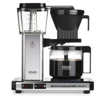 Moccamaster KBG Select Polished Silver Pilnībā automātisks Kafijas automāts ar karstā ūdens pilināšanu 1,25 L