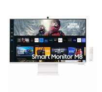 Samsung Smart Monitor M8 S32CM801UU monitori 81,3 cm (32") 3840 x 2160 pikseļi 4K Ultra HD LED Balts