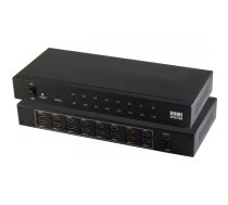 shiverpeaks ®-PROFESSIONAL--HDMI sadalītājs 1x16, metāla, 4K30Hz, melns (SP05-03016)