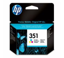 HP 351 Tri-color Inkjet Print Cartridge tintes kārtridžs 1 pcs Oriģināls Tirkīzzils, Fuksīns, Dzeltens
