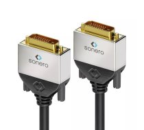 sonero S-DC500-050 DVI kabelis 5 m DVI-D Melns