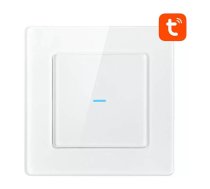 Viedais gaismas slēdzis WiFi Avatto N-TS10-W1 1 Way TUYA (balts)