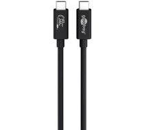 Goobay 61716 USB kabelis 0,7 m USB4 Gen 3x2 USB C Melns