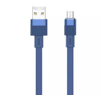 Kabeļa USB-micro USB Remax skalošanas kabelis, RC-C001, 1 m, (zils)