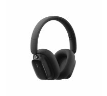 Austiņu komplekts Baseus Bowie H1i binaural bezvadu, Bluetooth 5.3, USB-C, 100 h atskaņ., ANC, 600 mAh, melna