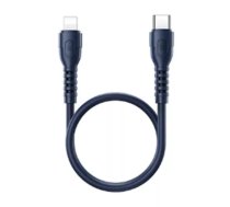 USB-C zibspuldzes kabelis Remax Ledy, RC-C022, 30cm, 20W (zils)