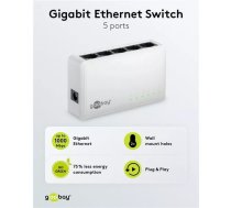 Goobay 5 portu gigabitu Ethernet tīkla komutators (64563)