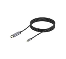 Conceptronic ABBY10G video kabeļu aksesuārs 2 m USB Veids-C HDMI Pelēks