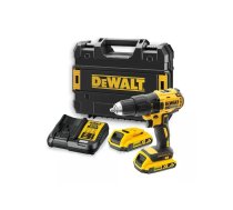 Bezvadu triecienurbjmašīna DeWALT DCD777D2T-QW, 18 V XR Li‑Ion, 2×2 Ah, 65 Nm, 1.15 kg