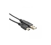 Qoltec 52327 USB kabelis 1,8 m USB 2.0 USB A Mini-USB B Melns