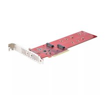 StarTech.com DUAL-M2-PCIE-CARD-B interfeisa karte/adapteris Iekšējs M.2