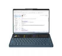 Lenovo Yoga Book 9 Intel® Core™ i7 i7-1355U Hibrīds (divi vienā) 33,8 cm (13.3") Skārienjūtīgais ekrāns 2.8K 16 GB LPDDR5x-SDRAM 1 TB SSD Wi-Fi 6E (802.11ax) Windows 11 Home Trietilalumīnijs