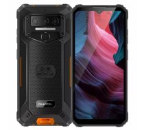 Izturīgs viedtālrunis Oukitel WP23 — 6.52" HD, MediaTek MT6765, 4 GB RAM, 64 GB, 10600 mAh, Hybrid Dual SIM, IP68/IP69K (melns/oranžs)