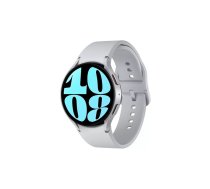 Samsung Galaxy Watch6 SM-R940NZSADBT Viedpulkstenis un sporta pulkstenis 3,81 cm (1.5") OLED 44 mm Digitāls 480 x 480 pikseļi Skārienjūtīgais ekrāns Sudrabs Wi-Fi GPS
