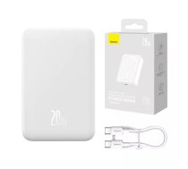 Powerbank Baseus Magnetic Mini 20000mAh 20W MagSafe (balta)