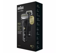 Folijas skuveklis BRAUN Series 9 Pro+ 9510s — 5 galviņas, Wet & Dry, Li‑Ion, 60 min darbības laiks, melns