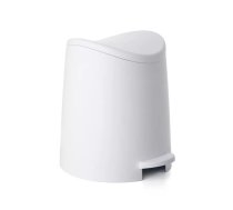 Vannas istabas pedāļu atkritumu kārba TATAY 154470001, 3 l, balta, plastmasa