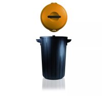 Atkritumu tvertne Ecosolution 35L 42,5x37,5x54cm tumši pelēka/dzeltena