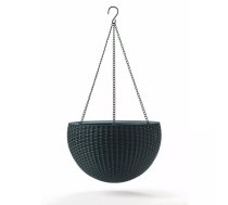 Puķu pods karināms Hanging Sphere Planter pelēks