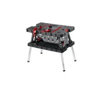 Pārnēsāms darba galds KETER DIY 17182239, salokāms, melns, 450 kg slodze, 755×910×555 mm