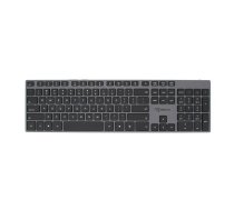 Bezvadu tastatūra SBOX WK-131 US, kompakts metāla korpuss, US izkārtojums