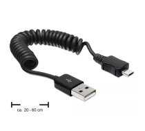 USB kabelis DeLOCK USB 2.0-A/USB micro-B 0.6m