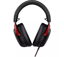 HyperX Cloud III – spēļu austiņas (melnā un sarkanā krāsā)