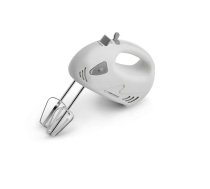 Rokas mikseris ESPERANZA EKM007WE — 150 W, 7 ātrumi, putotājs un mīklas āķi, ergonomiska roktura, pelēki-balts