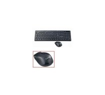 Tastatūra ar peli bezvada KBS-WCH-03 US melna Gembird