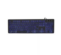 Gembird KB-UML3-02 tastatūra Mājas/Biroja USB QWERTY Amerikāņu angļu valoda Melns