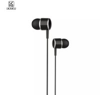 iKAKU KSC-380 Universālas Vieglas HiFi In-Ear Austiņas 3.5mm ar Mikrofonu 1.2m Melnas