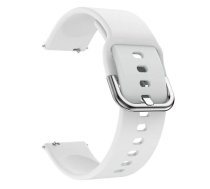Riff silikona siksniņa-aproce priekš Samsung Galaxy Watch ar platumu 22mm White