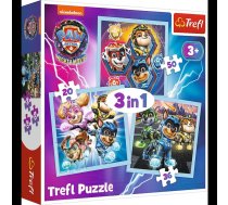 TREFL PAW PATROL Pužļu komplekts 3in1