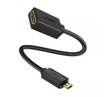 Adapteris UGREEN 20134 Micro HDMI uz HDMI, 20 cm (melns)