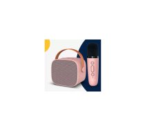 Portatīvais skaļrunis Maxlife Bluetooth karaoke MXKS-100 rozā