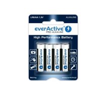 BATAA.ALK.eAP4; LR6/AA baterijas 1.5V everActive Pro Alkaline MN1500/E91 iepakojumā 4 gb.