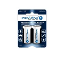 Alkāliskā C (LR14) baterija everActive Pro 1.5V, komplekts 2 gab.