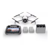 DJI Mini 4 Pro Fly More Combo (RC 2) 4 rotori Kvadrokopters 48 MP 3840 x 2160 pikseļi 2590 mAh Melns, Balts