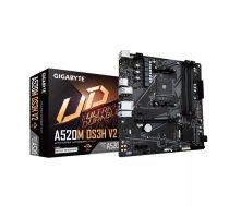 GIGABYTE A520M DS3H V2 mātes plate Ligzda AM4 mikro ATX