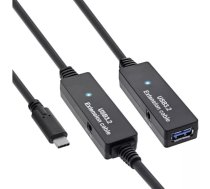 InLine 35656D USB kabelis 15 m USB 3.2 Gen 1 (3.1 Gen 1) USB C USB A Melns