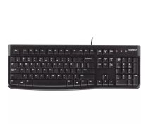 Logitech K120 biznesa tastatūra Universāla USB Ebreju Melna