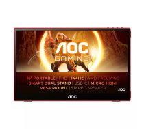 Portatīvais monitors AOC 16G3 15.6" TFT 1920 x 1080 pikseļi