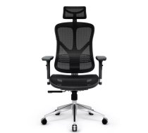 Biroja krēsls Diablo Chairs V-Basic Black — ergonomisks, ar augstuma un slīpuma regulēšanu