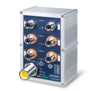 PLANET IP67-rated Industrial L2+ Vadīts L2+ Power over Ethernet (PoE) Zils, Pelēks