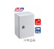 IDE ARGENTA Metāla skapis 300x300x200, IK10, IP66 RAL7035