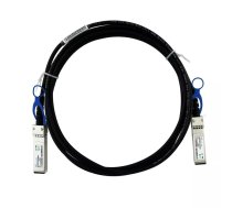 BlueOptics SFP28-DAC-0.5M-BL InfiniBand un optiskās šķiedras kabelis 0,5 m Melns, Sudrabs