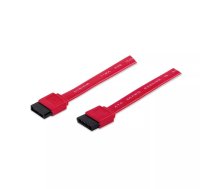 Manhattan 340700 SATA kabelis 0,5 m SATA 7-pin Sarkans